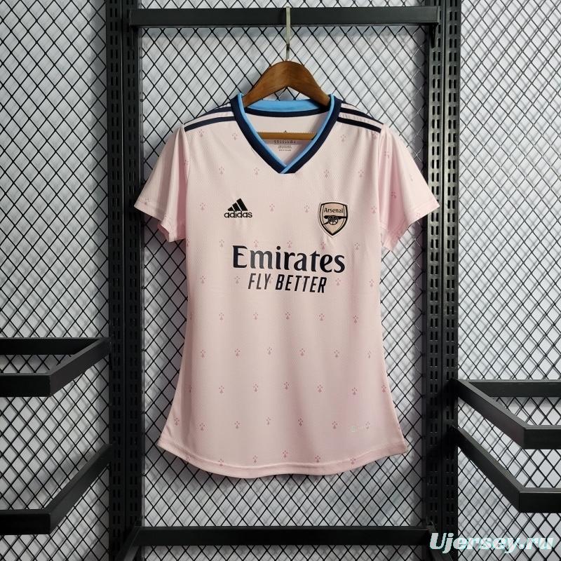 22/23 Woman Arsenal 3rd Away Soccer Jersey