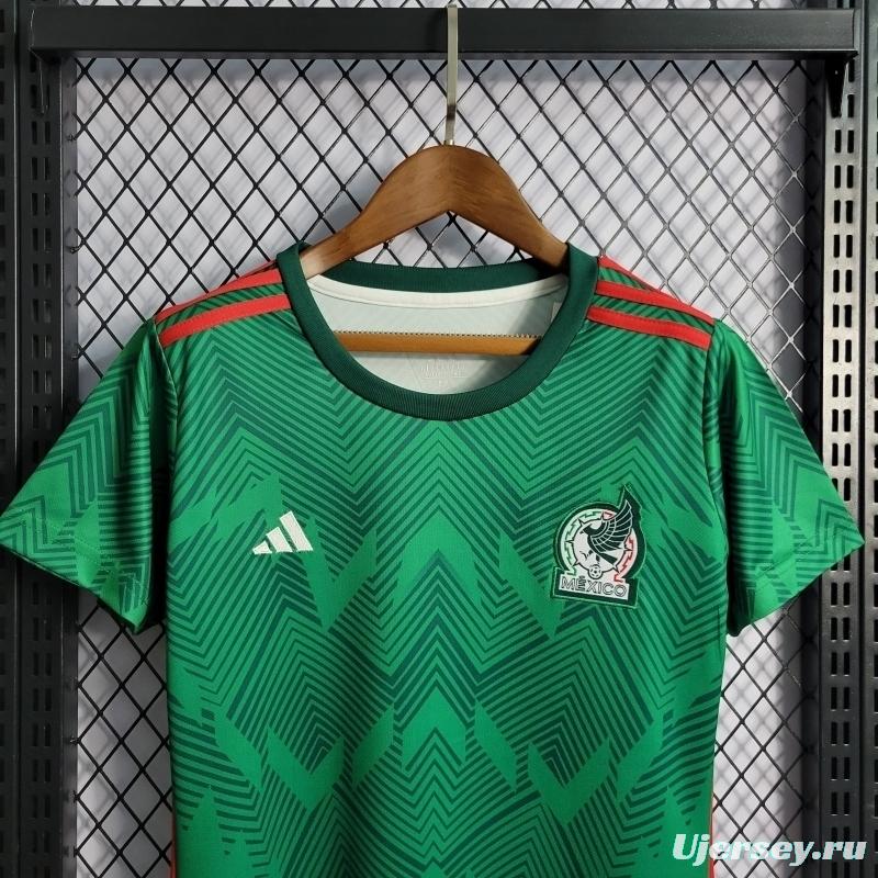 2022 Women's Mexico Home Soccer Jersey