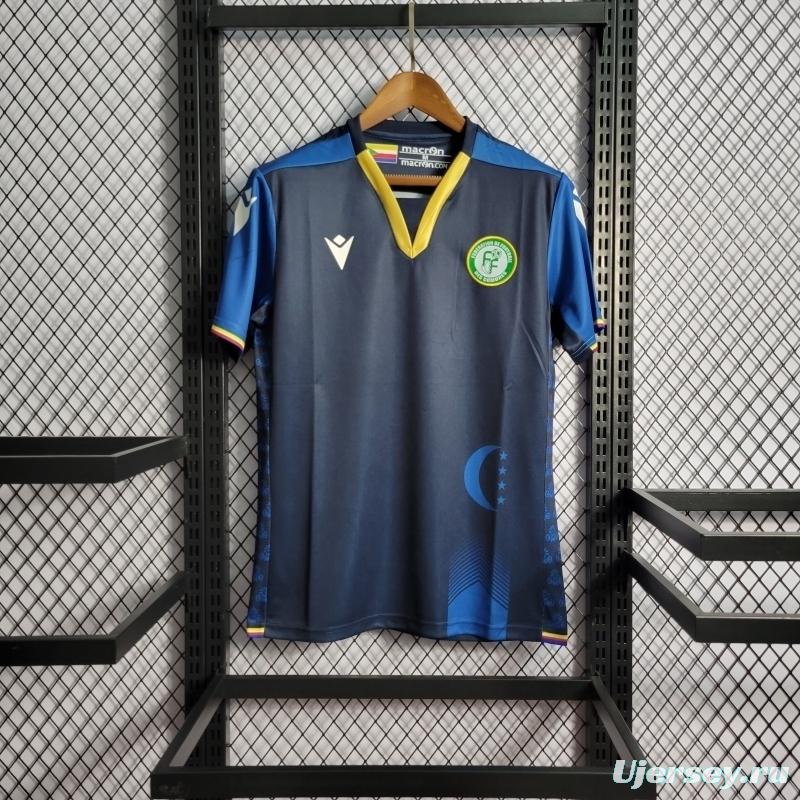 22/23 Comoros Third Sapphire Soccer Jersey