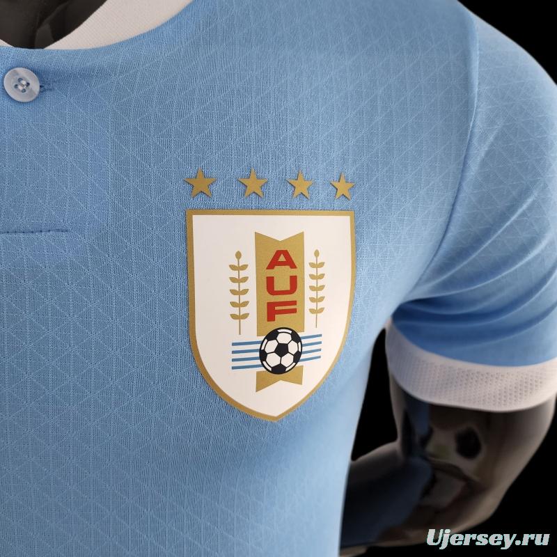 Player Version 2022 Uruguay Home Soccer Jersey