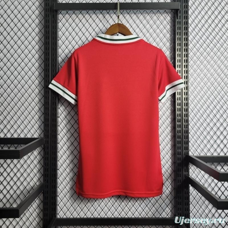 2022 Woman Wales Home Soccer Jersey