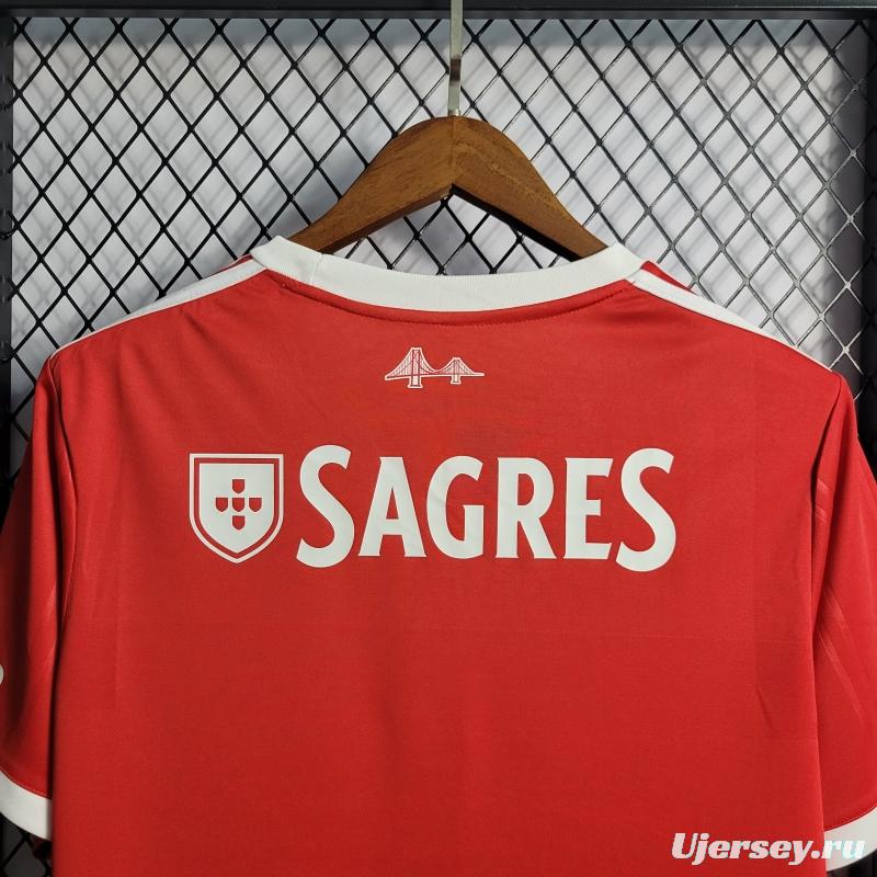 22/23 Benfica Home Soccer Jersey