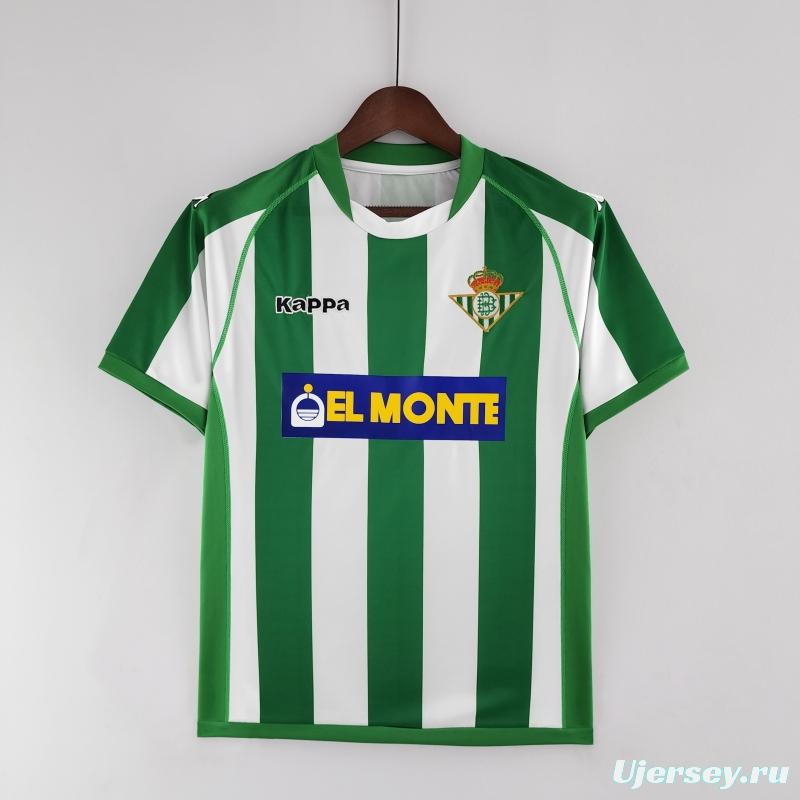 Retro Real Betis 01/02 Home Soccer Jersey