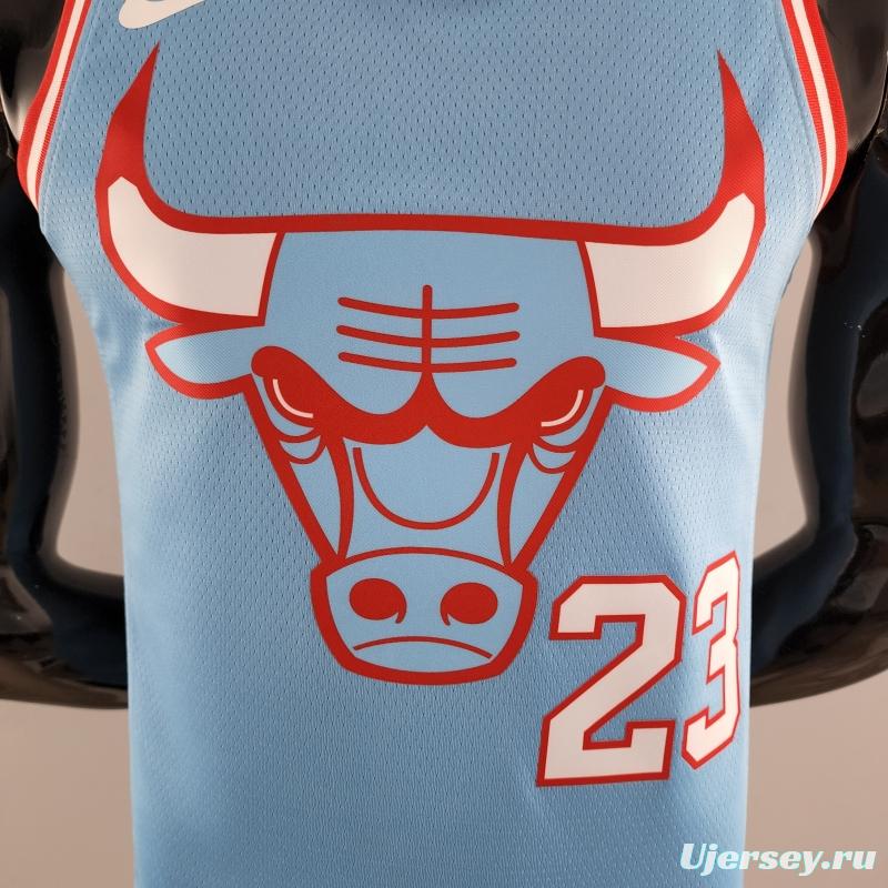 Chicago Bulls JORDAN#23 Blue NBA Jersey
