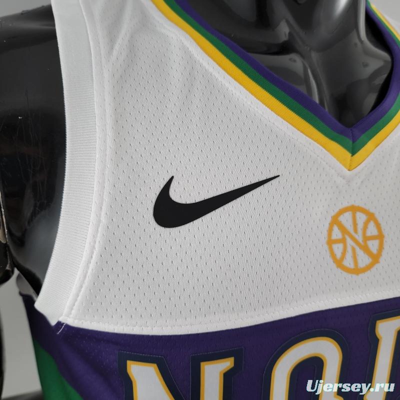 2018 New Orleans Pelicans INGRAM #14 Urban Edition White NBA Jersey