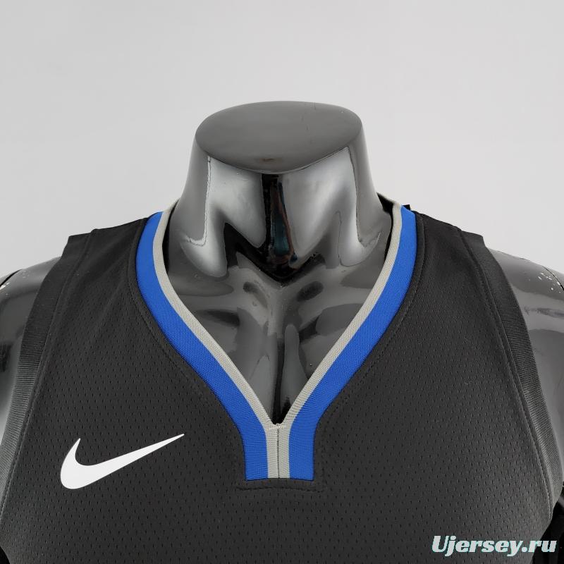 2020 Curry#30 Warriors City Edition Black And Grey NBA Jersey