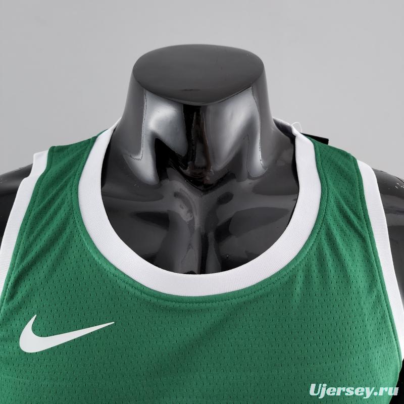 Boston Celtics BROWN#7 Green Gold NBA Jersey