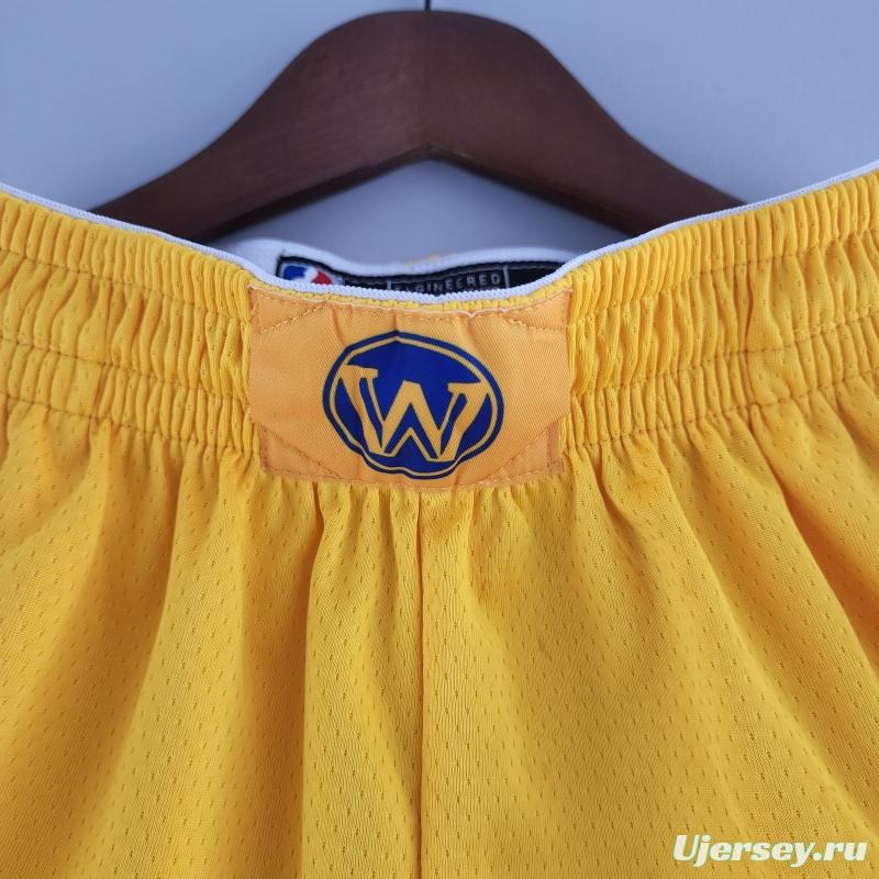 Golden State Warriors Air Jordan NBA Shorts Yellow