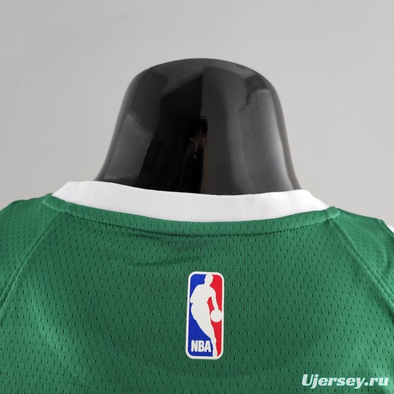Boston Celtics IRVING#11 Green Gold NBA Jersey