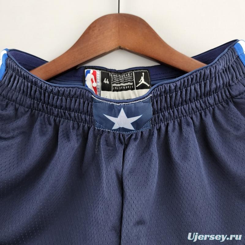 Dallas Mavericks NBA Shorts Royal Blue