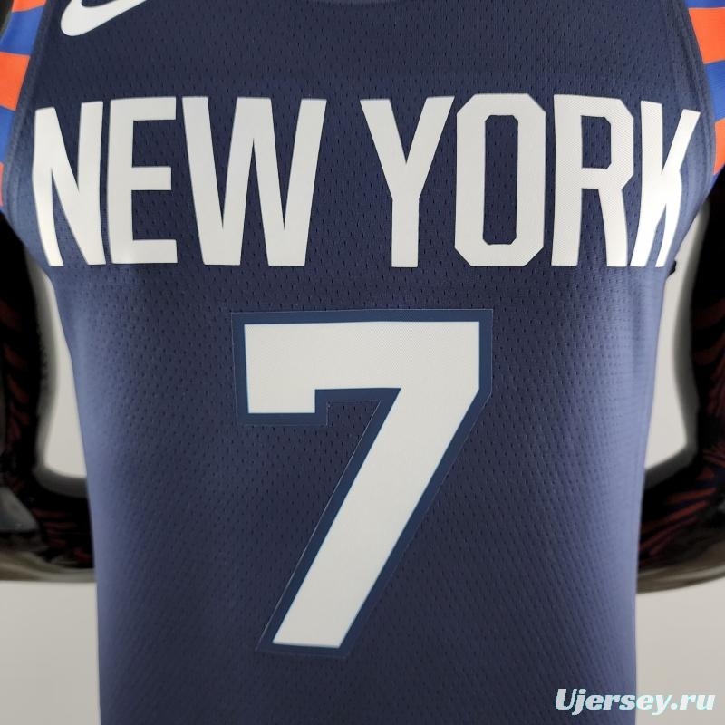 New York Knicks ANTHONY #7 Striped NBA Jersey
