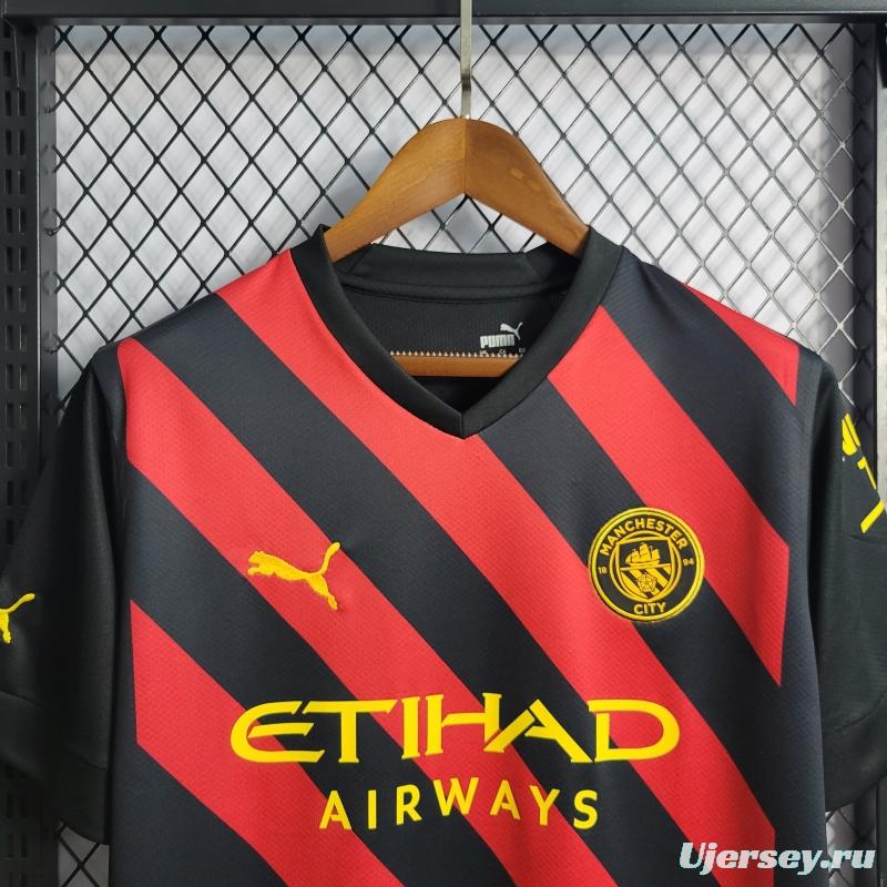 22/23 Manchester City Away Soccer Jersey