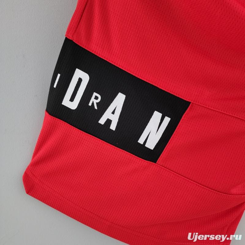 2022 NBA Jordan Shorts Red