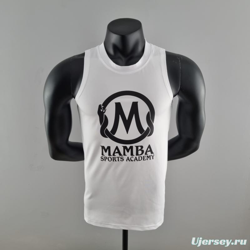 2022 NBA Mamba White Vest Shirt #K000185