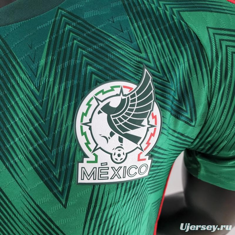 Player Version 2022 Mexico Home Soccer Jersey