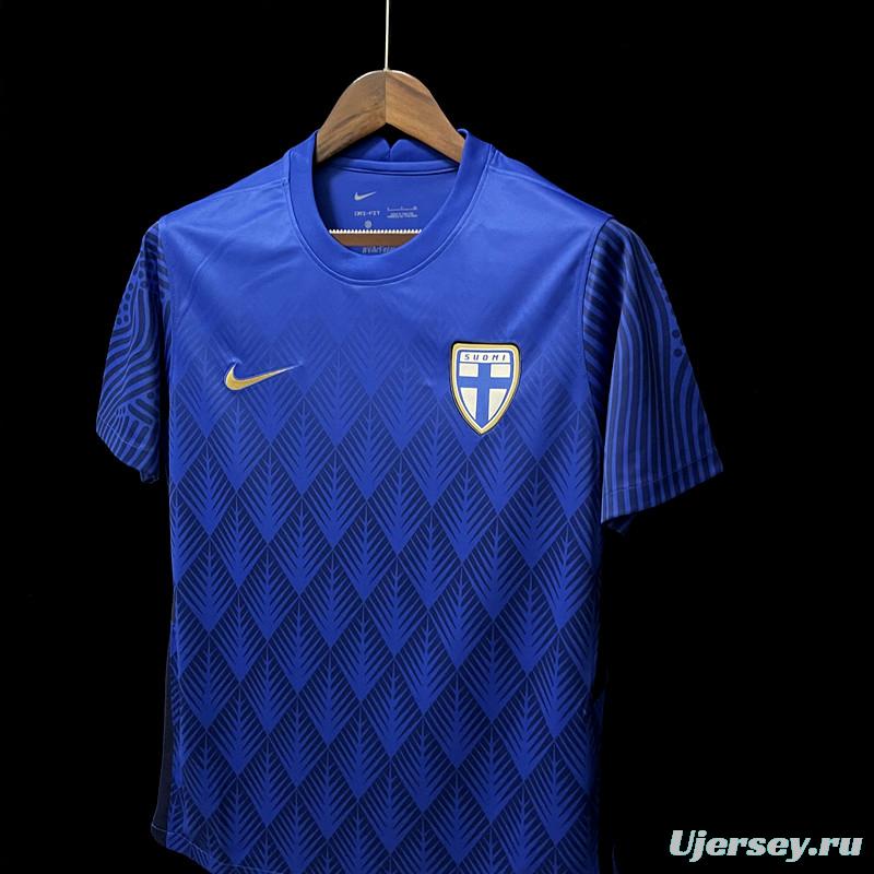 22/23 Finland Away Soccer Jersey