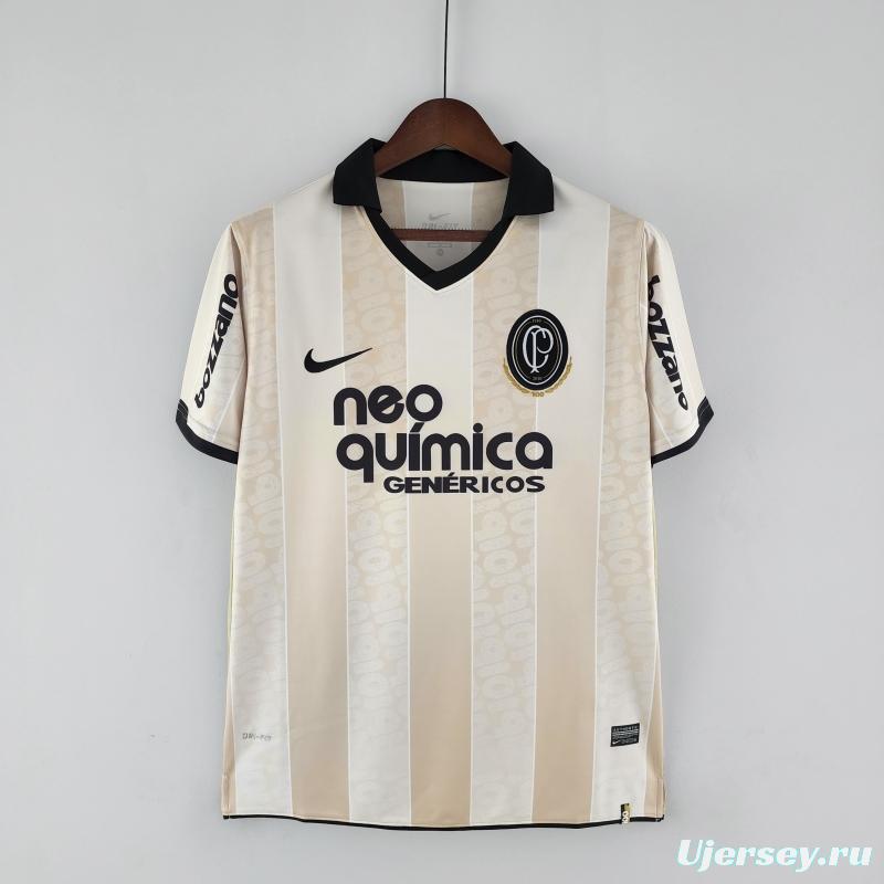 Retro 2010 Corinthians 100th Anniversary Beige Jersey