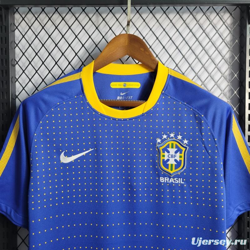 Retro 2010 Brazil Away Soccer Jersey