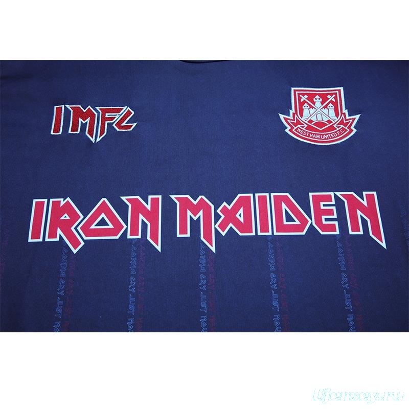 Retro 22/23 Iron Maiden X West Ham Navy Jersey