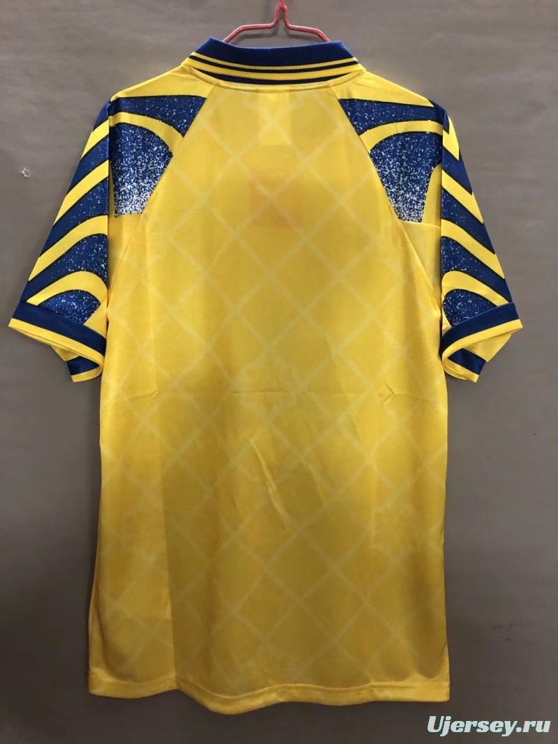 Retro 95/97 Parma Away Yellow Soccer Jersey