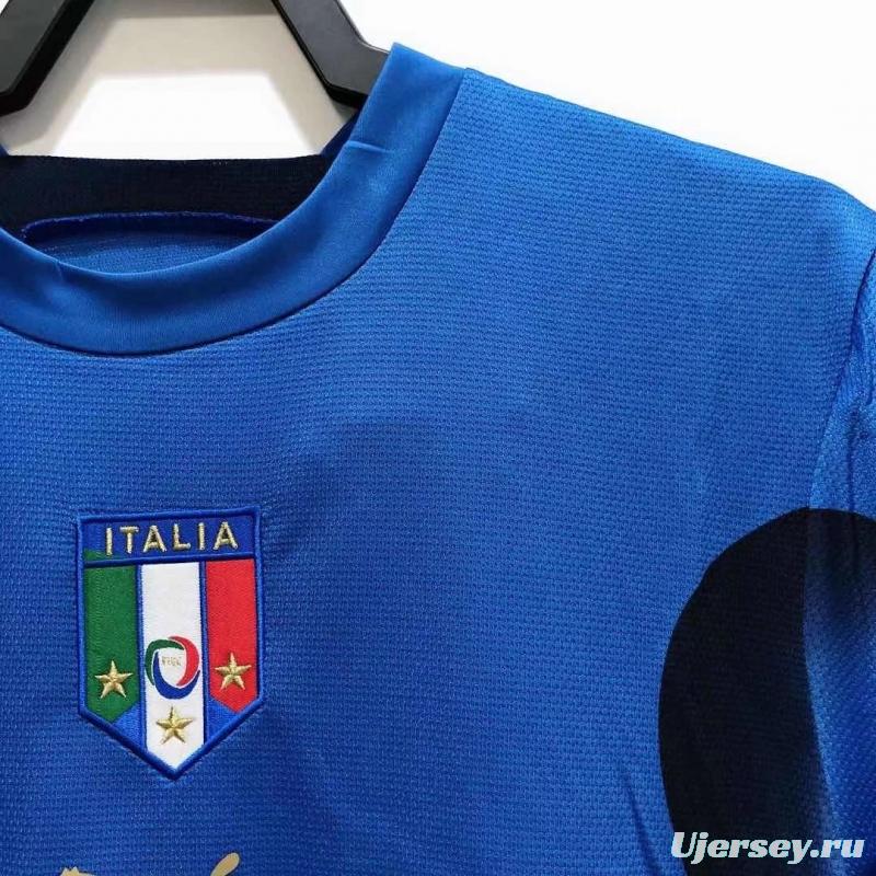 Retro 2006 Italy Home Soccer Jersey