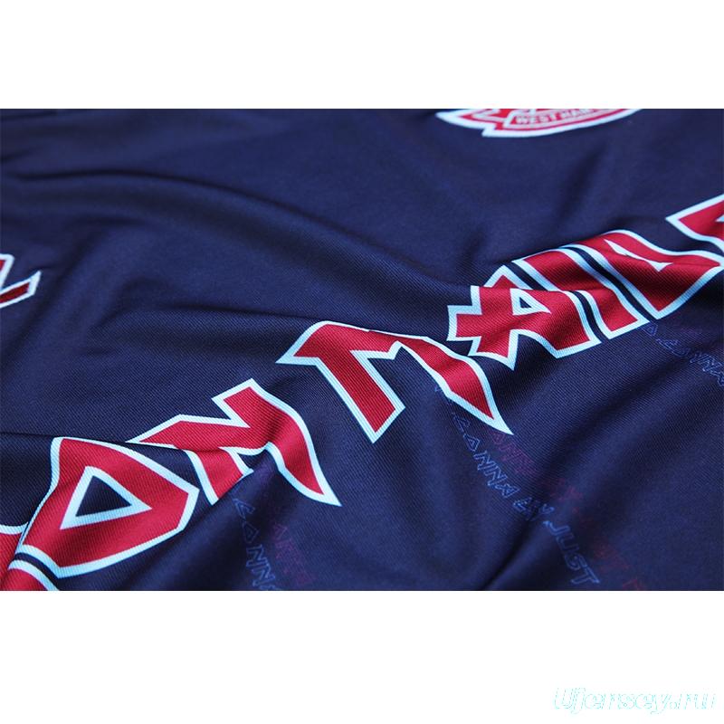 Retro 22/23 Iron Maiden X West Ham Navy Jersey