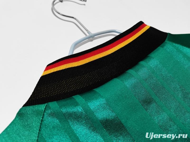 Retro 1992 Germany Away Soccer Jersey