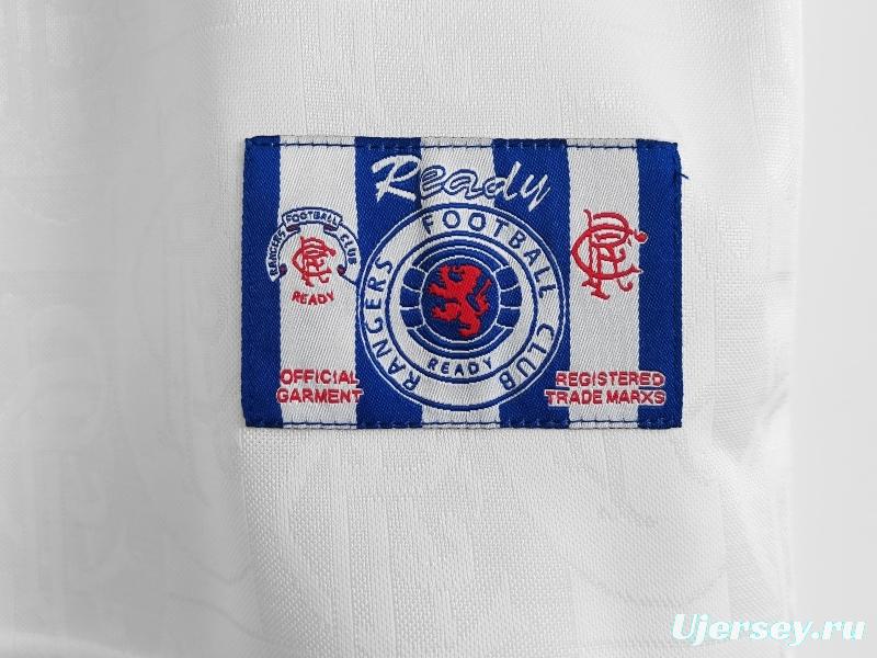 Retro 1996/97 Rangers Away Soccer Jersey