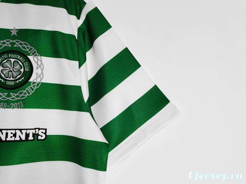 Retro 2012/13 Celtic Home 125th Anniversary Soccer Jersey