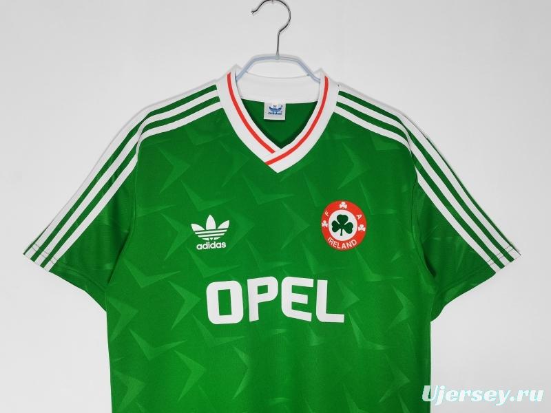 Retro 1990/92 Ireland Home Soccer Jersey