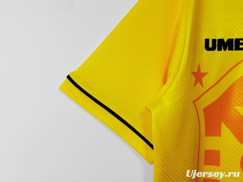 Retro 1993/94 Brazil Home Soccer Jersey