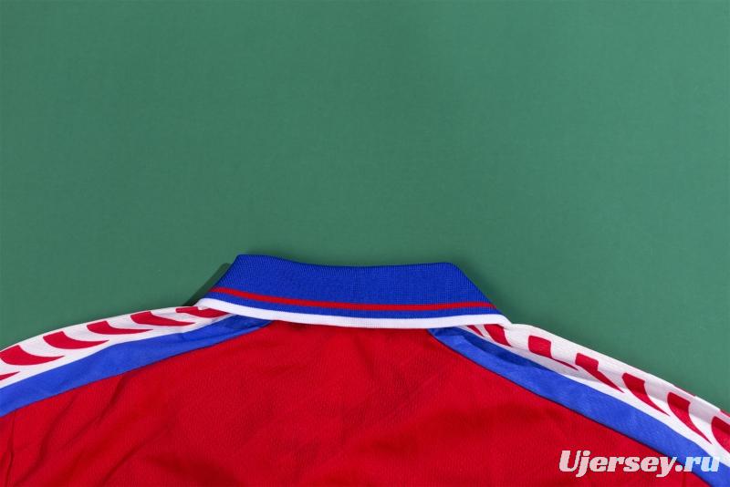 Retro 1996 Czech Republic Home Soccer Jersey