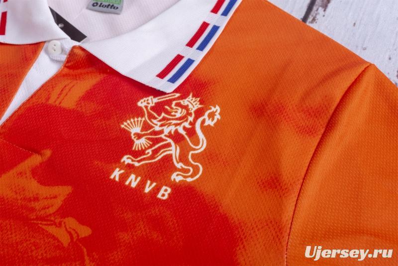 Retro 1996 The Netherlands Home Soccer Jersey
