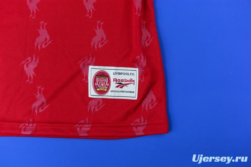 Retro 96/98 Liverpool Home Soccer Jersey