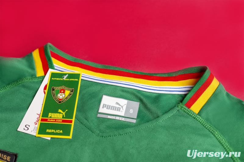 Retro 2002 Cameroon Home Soccer Jersey
