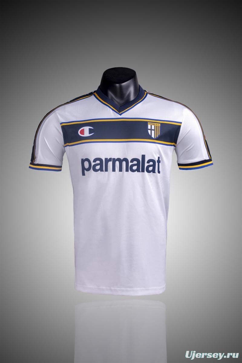 RETRO 02/03 Parma Away Soccer Jersey