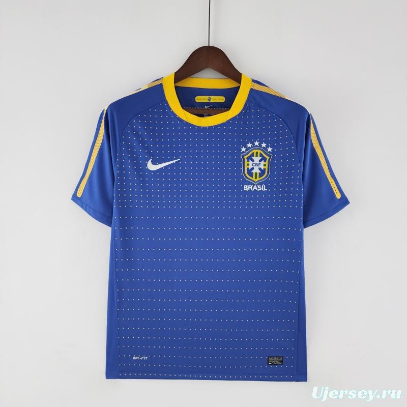 Retro 2010 Brazil Away Soccer Jersey