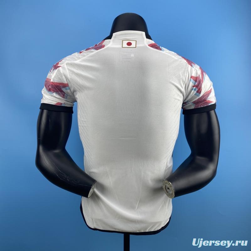 Player Version 2022 Japan Away World Cup Soccer Jersey