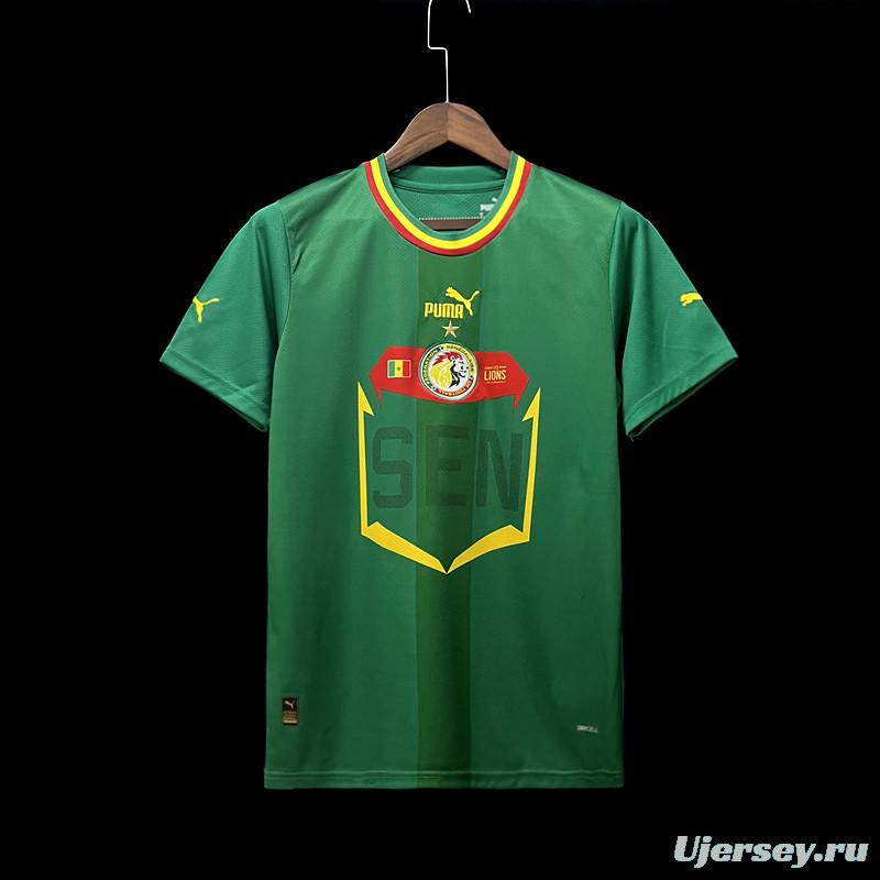 2022 Senegal Away Green Jersey