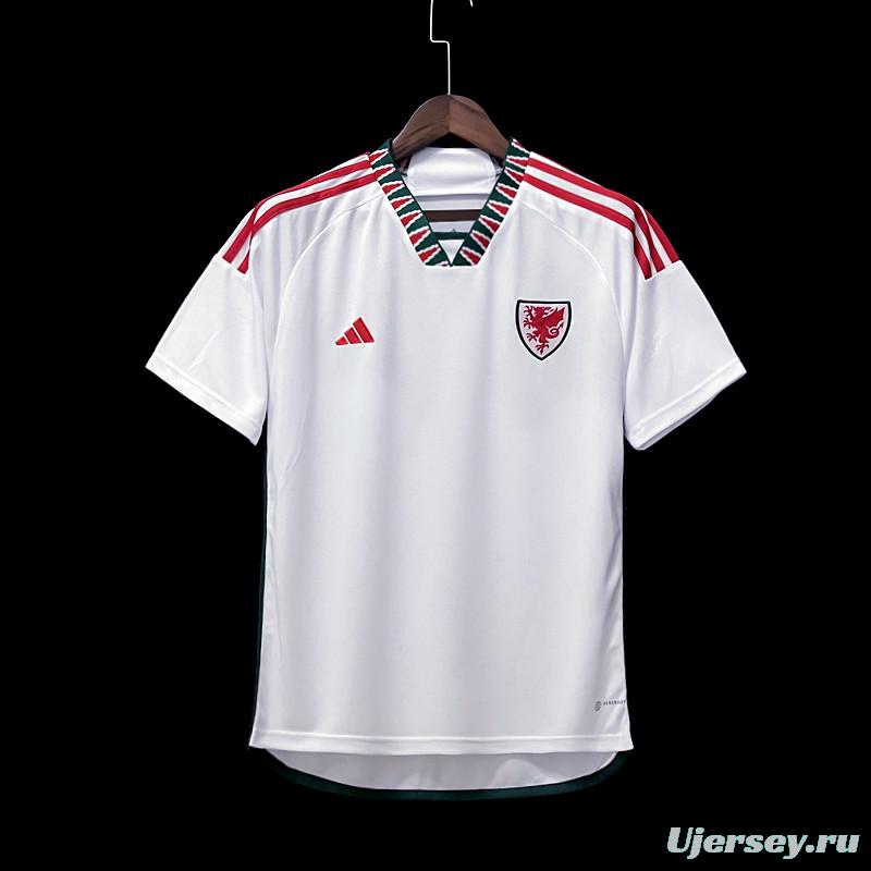 2022 Wales Away White Jersey