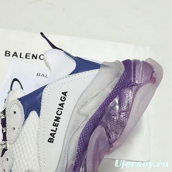 Men/Women Balenciaga Triple S Clear Sole White Sneaker Item 6380380