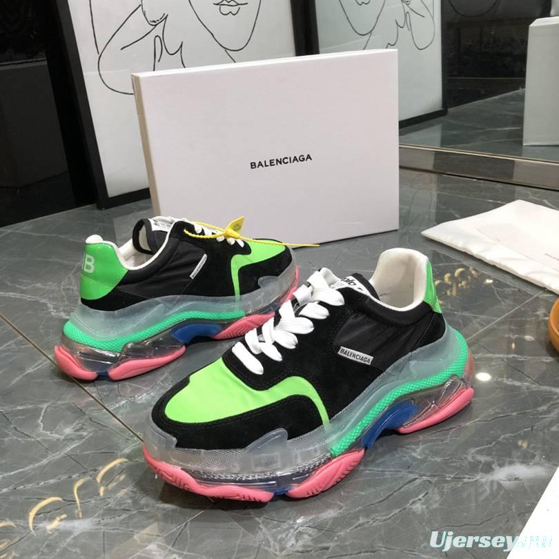 Men/Women Balenciaga Triple S 2.0 Sneaker Black/Green