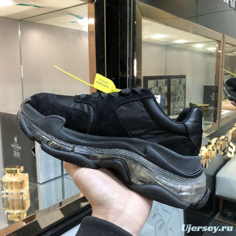 Men/Women Balenciaga Triple S 2.0 Black Sneaker