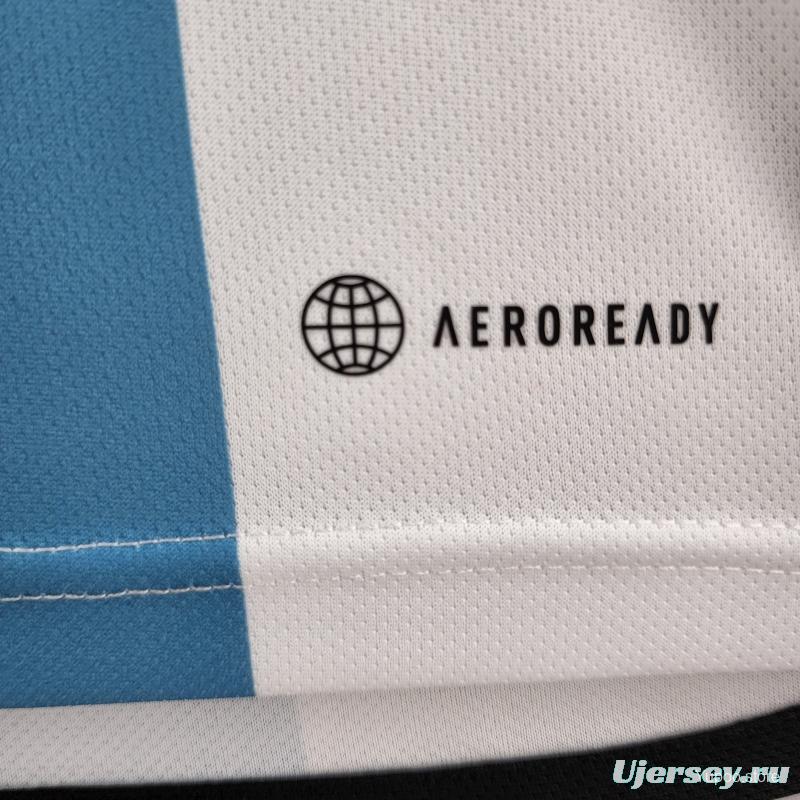 3 Stars Argentina Home Final Match Jersey