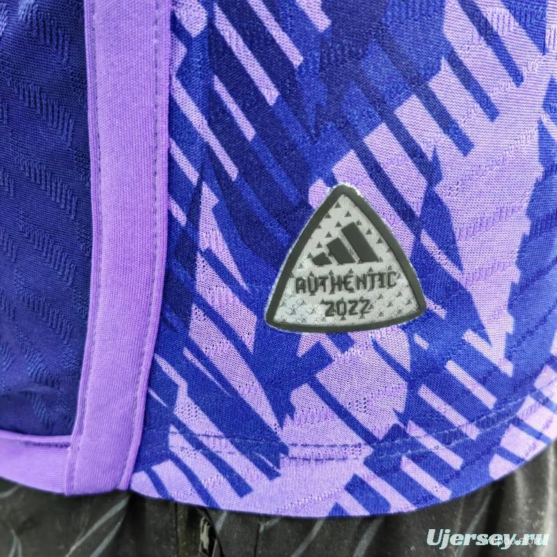 Player Version 3 Stars  Argentina Away Jersey