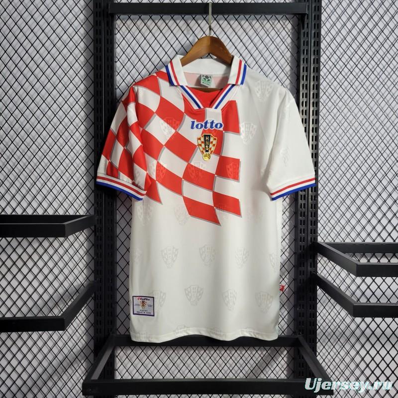 Retro 1998 Croatia Home Jersey