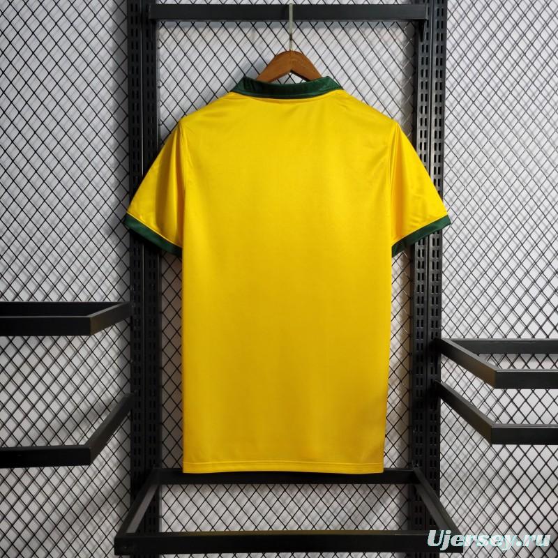 Retro 1988/1990 Brazil Home Jersey