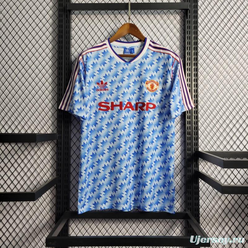 Retro 90/92 Manchester United Away Jersey