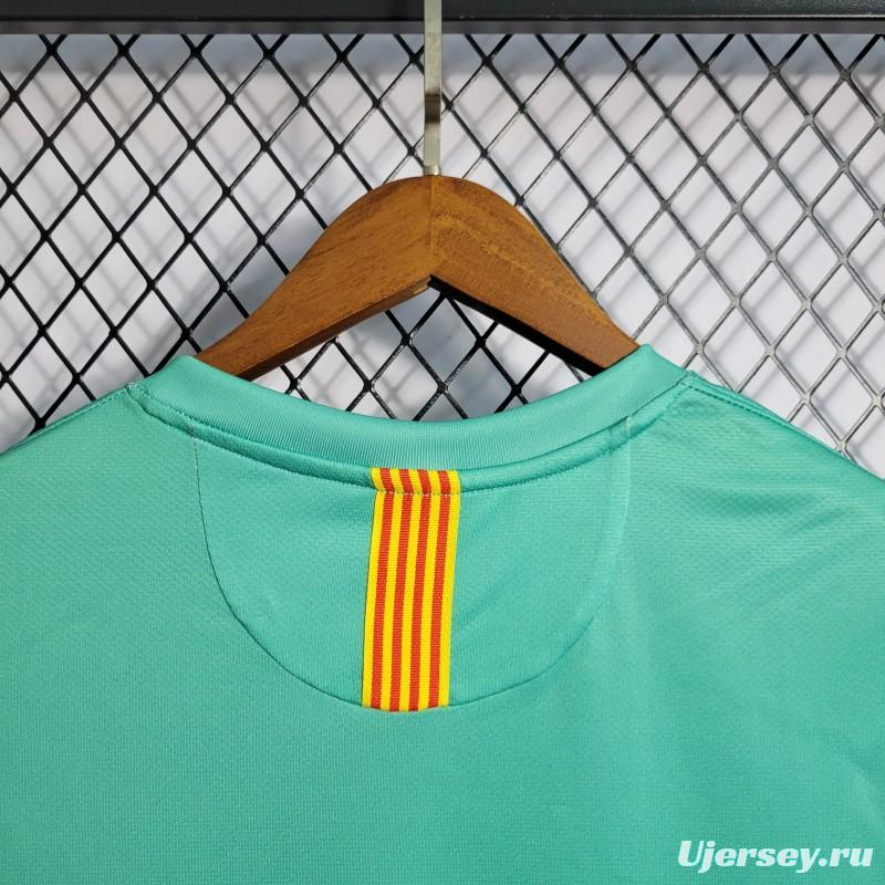 Retro 10/11 Barcelona Away Green Jersey