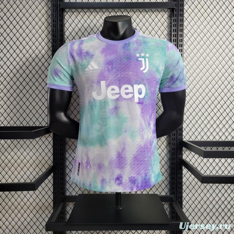 Player Version 23-24 Juventus Special White Purple Jersey